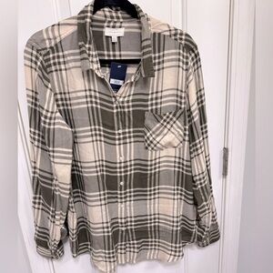 NWT Lucky Brand soft flannel button down